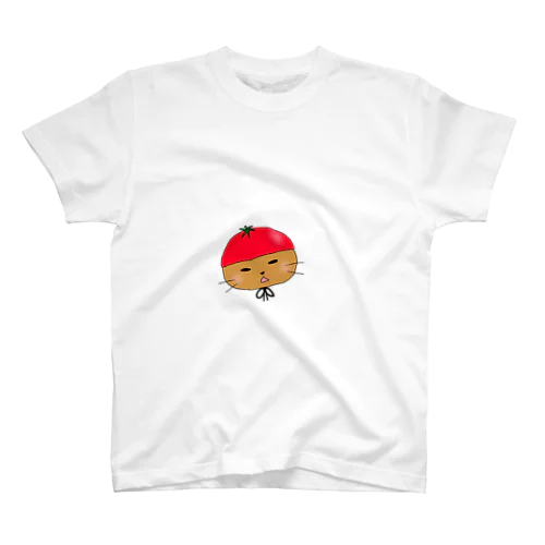 トマトを被った猫 Regular Fit T-Shirt