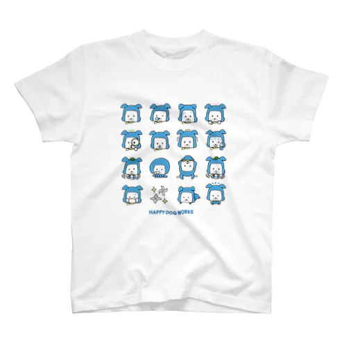 忍者犬たろうくん_絵文字 スタンダードTシャツ