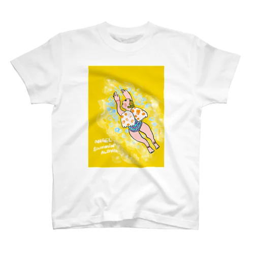 angel swimming along Regular Fit T-Shirt