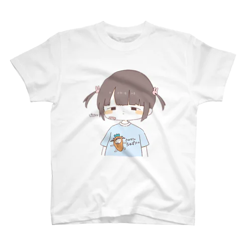 ハム顔って好き スタンダードTシャツ