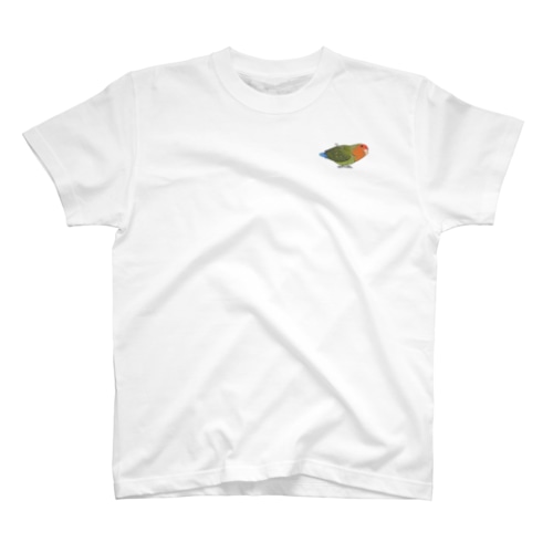 おすましコザクラインコ　きなこちゃん【まめるりはことり】 Regular Fit T-Shirt