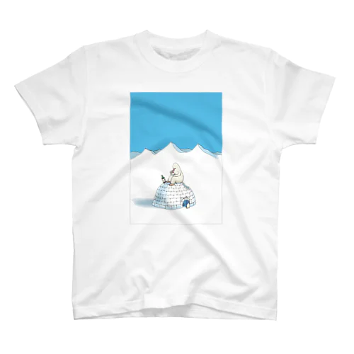 雪男T 티셔츠
