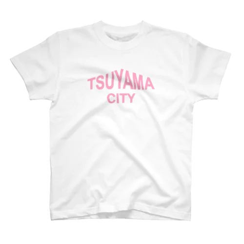 TSUYAMA-CITY(PINK Logo) Regular Fit T-Shirt