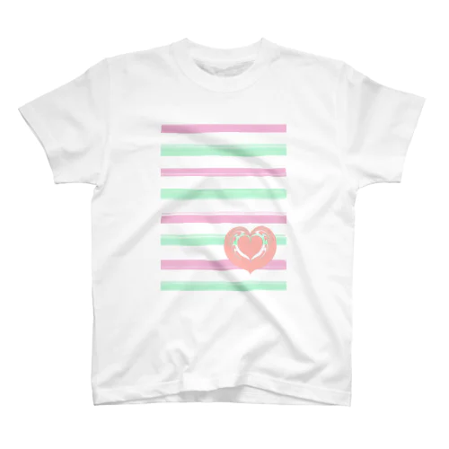 ジェラートラテアート /ストロベリー×グリーンアップル スタンダードTシャツ