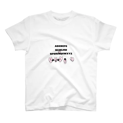 アルファベット・ピギーズ スタンダードTシャツ