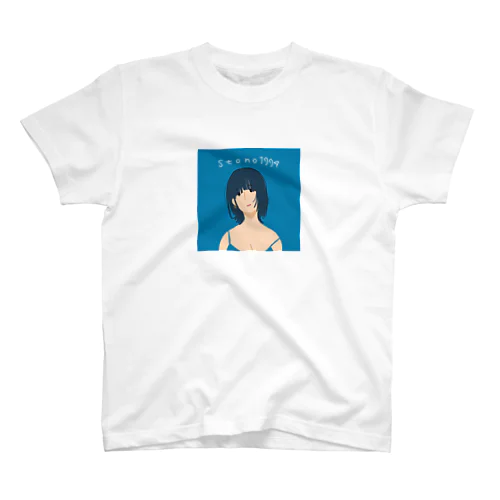 blue  girl Regular Fit T-Shirt