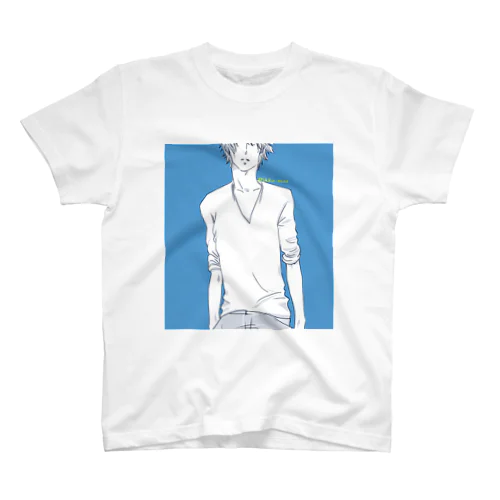 悩める青い青年① Regular Fit T-Shirt