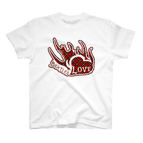 BeatlesLove-YDNチェック スタンダードTシャツ