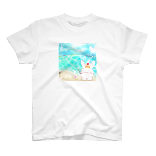 《イラスト08》＊どるちぇ街の海＊ スタンダードTシャツ