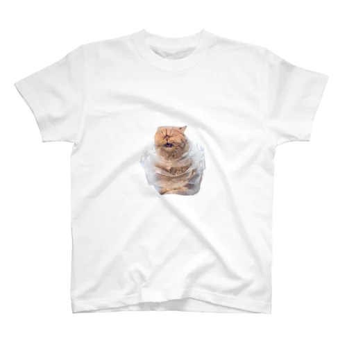 あくびする猫 スタンダードTシャツ