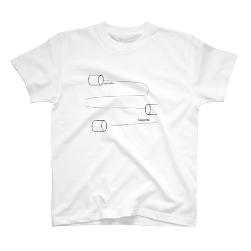 go astray スマホこわれた Regular Fit T-Shirt