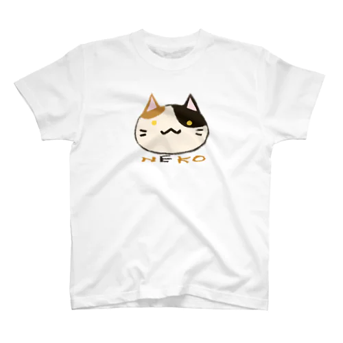 みけねこさん。(くれよんver） スタンダードTシャツ