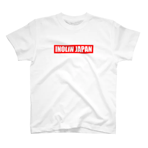 INOLIN JAPAN 赤背景文字 スタンダードTシャツ