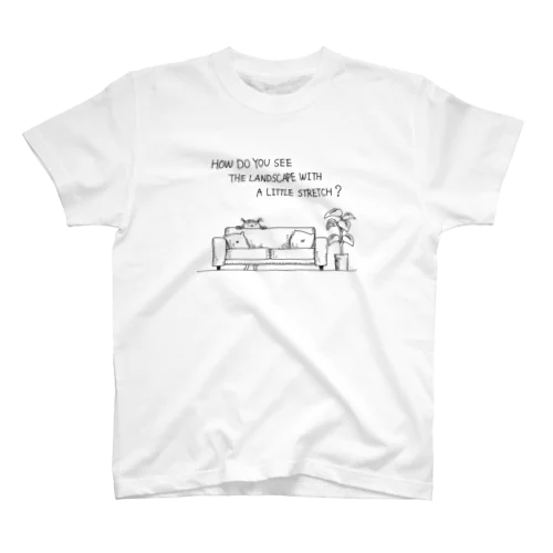 背伸び（枠なし） Regular Fit T-Shirt