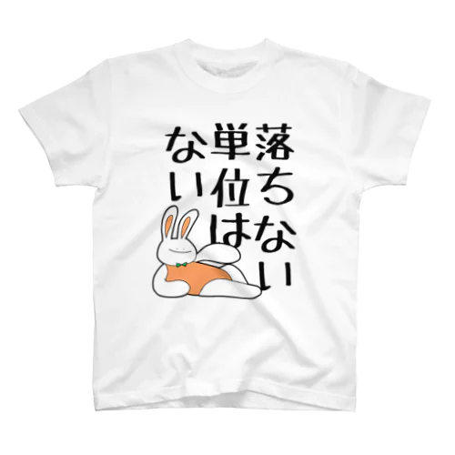 単位は全国共通の落とすものTシャツ スタンダードTシャツ