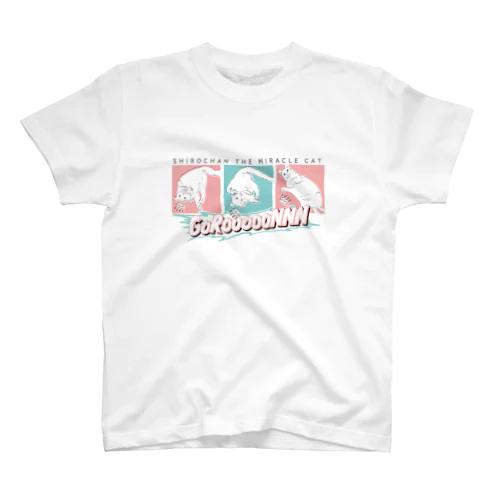 シロチャンごろ〜ん　PINK スタンダードTシャツ