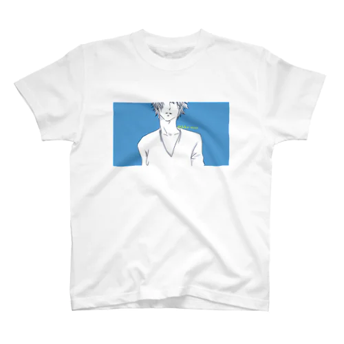 悩める青い青年② Regular Fit T-Shirt