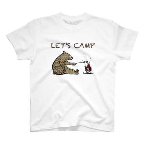 クマのキャンプ⛺️Let's camp② スタンダードTシャツ