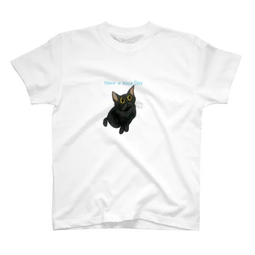 Have a Nice Day黒猫 スタンダードTシャツ