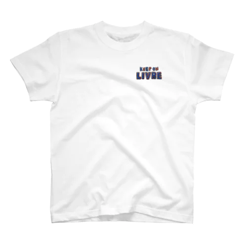 KeepOnLIVRE（青赤ロゴ） Regular Fit T-Shirt