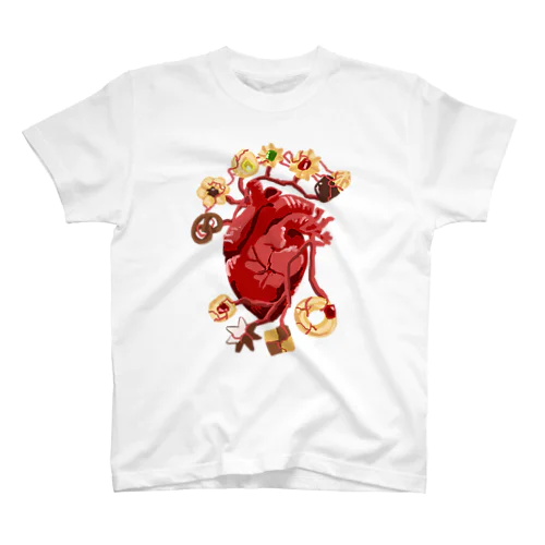 心臓クッキー Regular Fit T-Shirt
