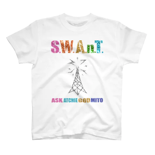 S.W.A.n.T.　電波塔ロゴTシャツ　白 スタンダードTシャツ