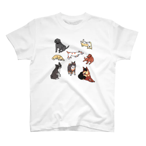 犬さんいろいろ スタンダードTシャツ