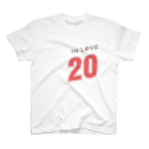 IN LOVE FROM【ペアルック左 - 20】 Regular Fit T-Shirt