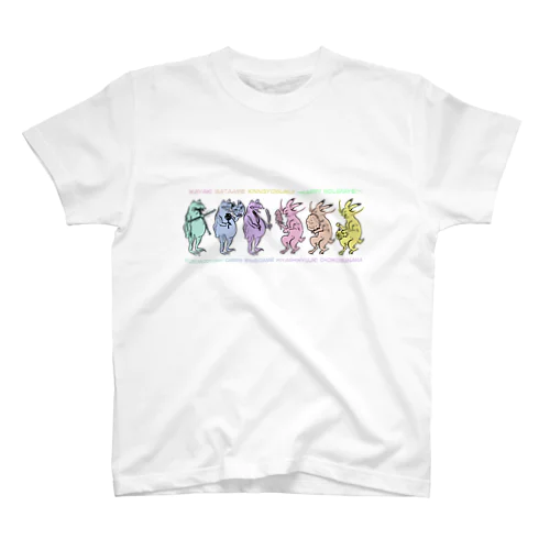 鳥獣戯画オリジナル003－屋台のお楽しみ Regular Fit T-Shirt