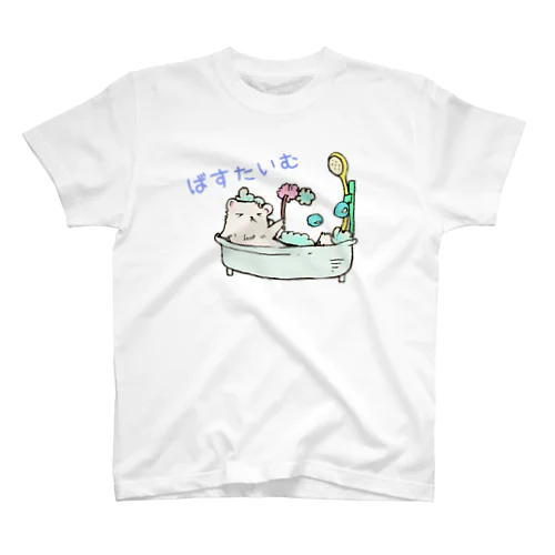 ちゃぷちゃぷフェレット（アルビノ） スタンダードTシャツ