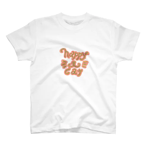 happy cat Regular Fit T-Shirt