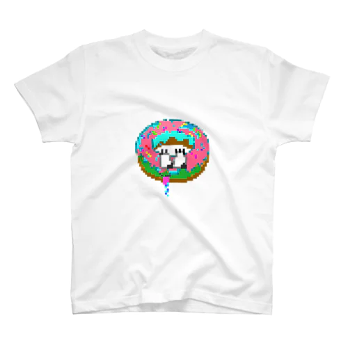 スーパーカロリードーナツ・ピンク スタンダードTシャツ