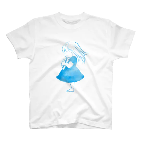 青空の女の子 Regular Fit T-Shirt