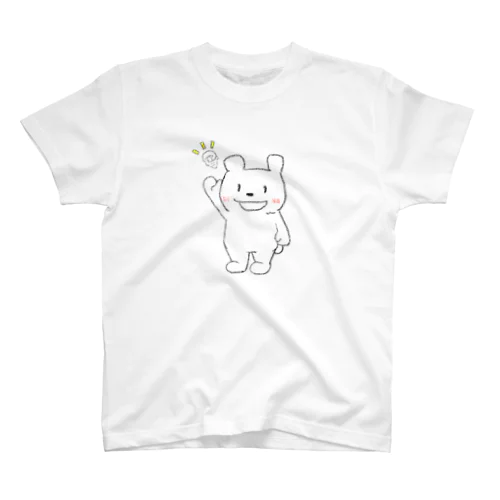 ひらめきしろくまL スタンダードTシャツ