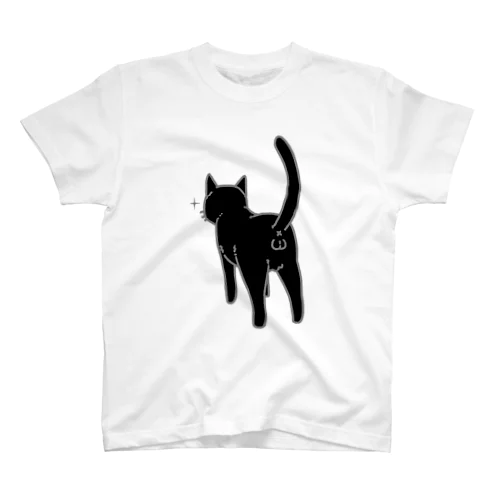 ねこけつω（黒猫） Regular Fit T-Shirt