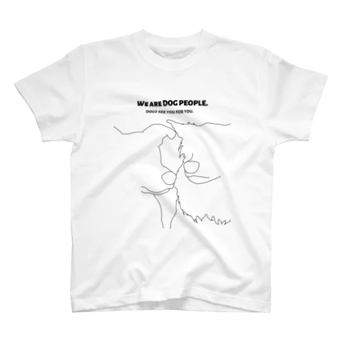 We are DOGPEOPLE with dogs スタンダードTシャツ