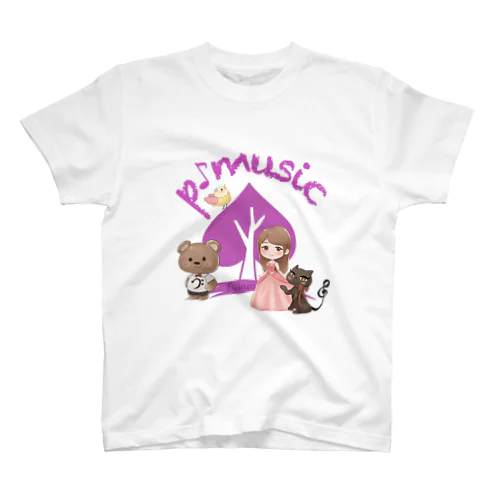 p-musicオリジナルグッズ Regular Fit T-Shirt