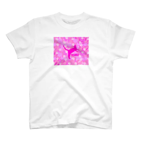 NYANKO迷彩　カモフラ　ピンク Regular Fit T-Shirt