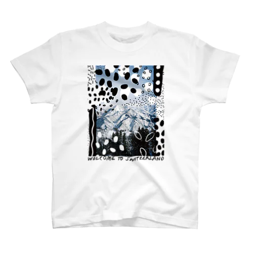 【Sayori Wada × Kayoko Yamamoto】HELVETIA🏔(フロント) Regular Fit T-Shirt