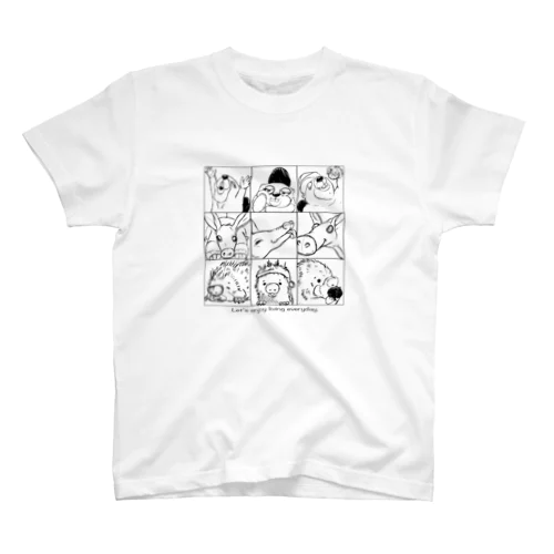 enjoy  animals スタンダードTシャツ