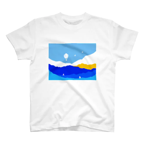 Dreaming Blue Land Regular Fit T-Shirt