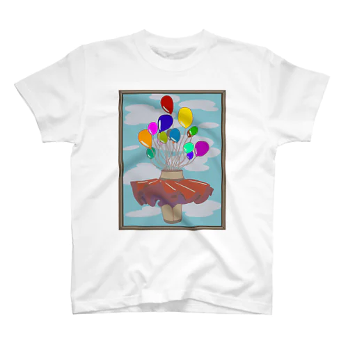 風船とスカート Regular Fit T-Shirt