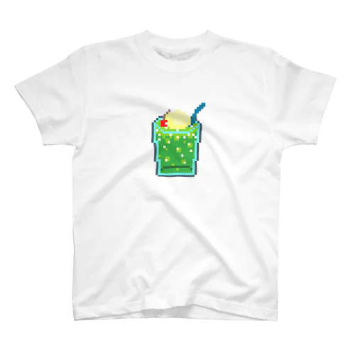 ドッド絵メロンクリームソーダ スタンダードTシャツ