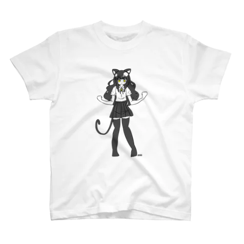 ねこ スタンダードTシャツ