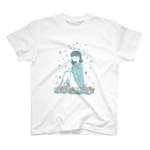 花だらけ Regular Fit T-Shirt