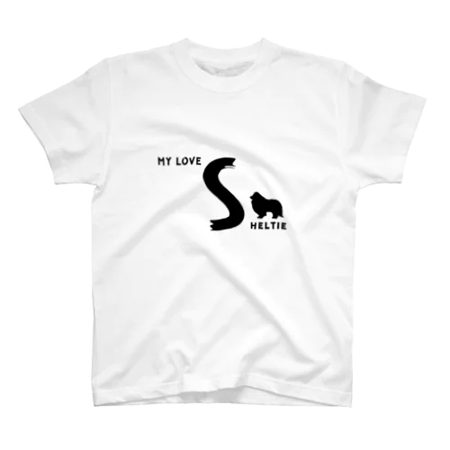 MY LOVE SHELTIE（シェルティ） Regular Fit T-Shirt