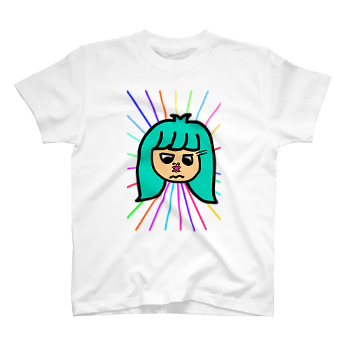 ミント髪の女の子 スタンダードTシャツ