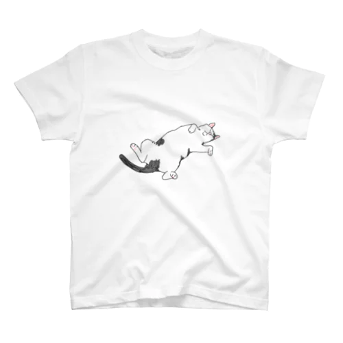 ばんざいねこ Regular Fit T-Shirt