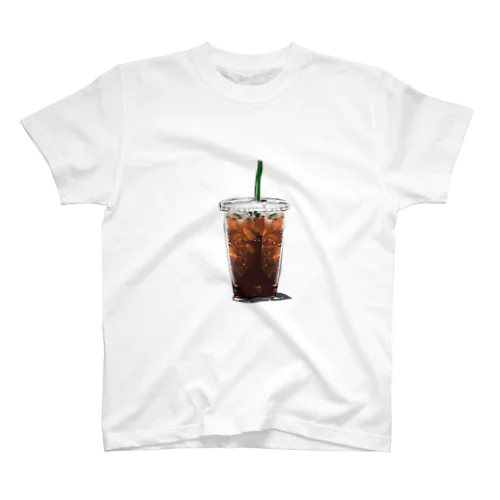 アイスコーヒーも汗をかく Regular Fit T-Shirt