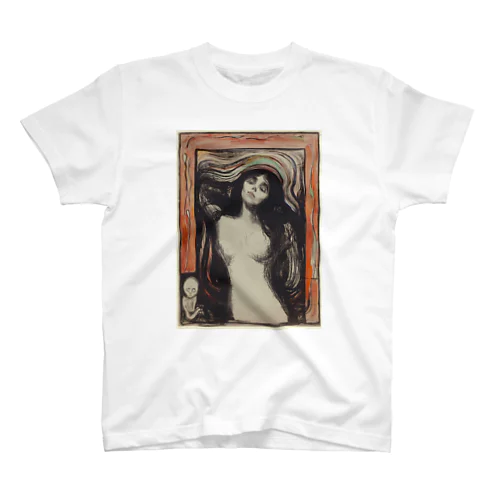 【世界の名画】ムンク『Madonna』 Regular Fit T-Shirt